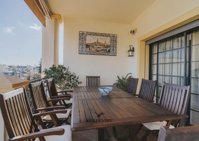 Chalet independiente Campo de Mijas terraza